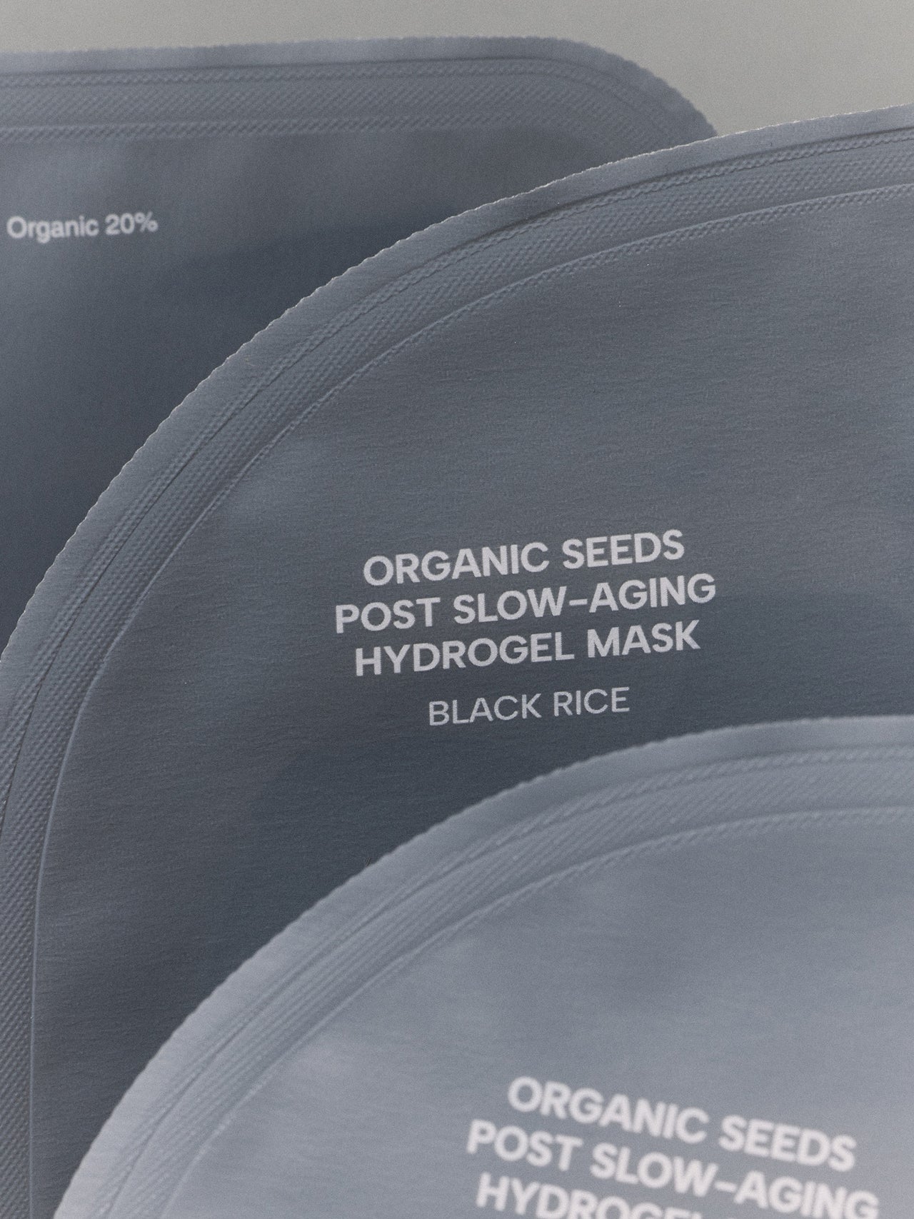 Organic Seeds Post Slow-Aging Hydrogel Mask Black Rice