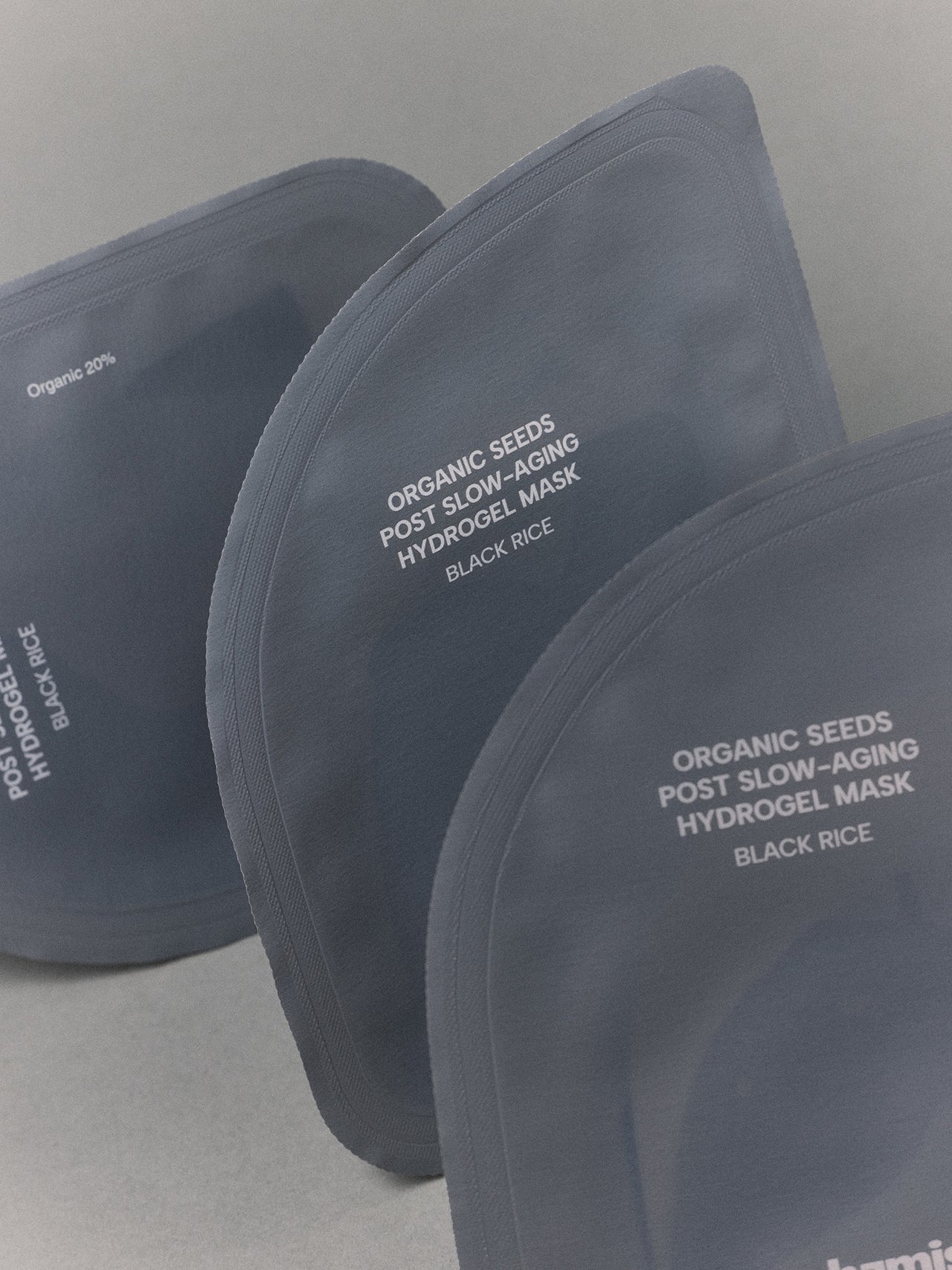 Organic Seeds Post Slow-Aging Hydrogel Mask Black Rice