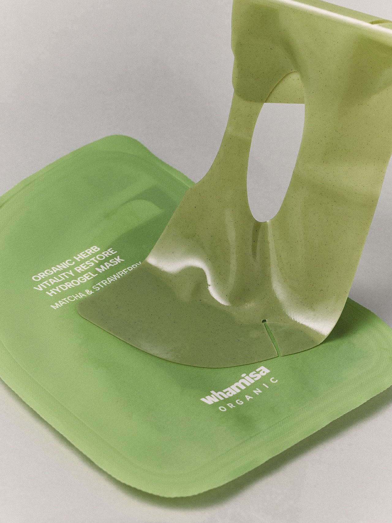 Organic Herb Vitality Restore Hydrogel Mask Matcha & Strawberry